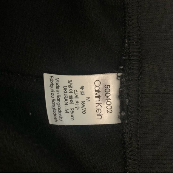 Calvin Klein Men Black Jogger Logo Drawstring Sweatpants Size M Activewear - Picture 5 of 8